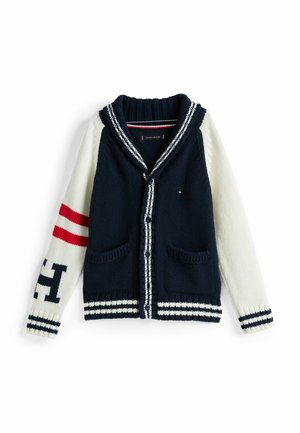 VARSITY CHUNKY - Cardigan - dark night navy clrblock