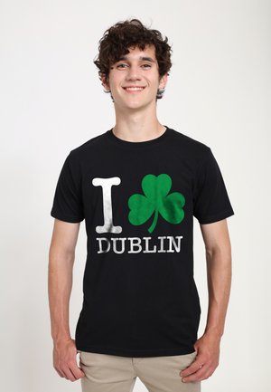 Print T-shirt - black
