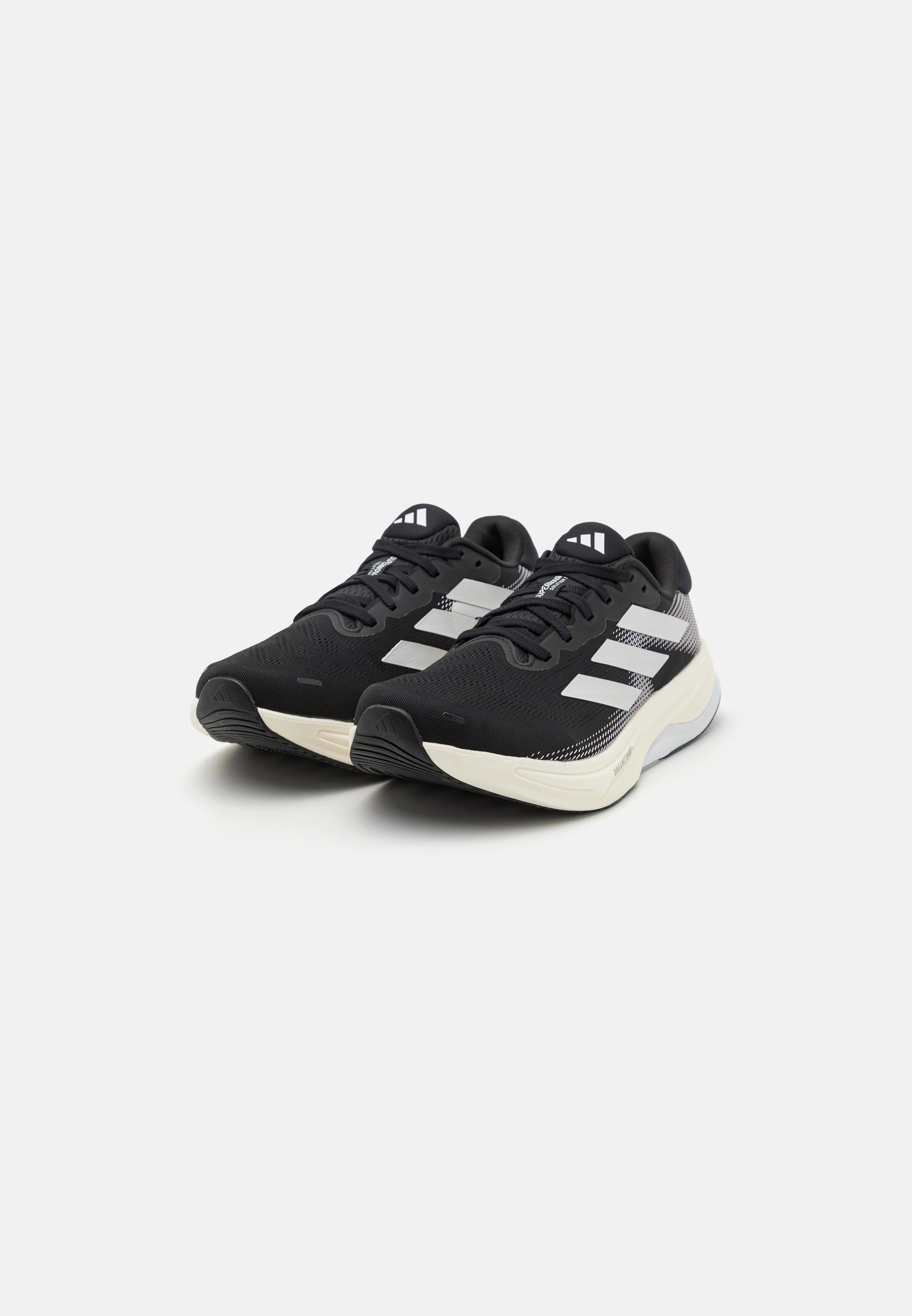 adidas Performance SUPERNOVA SOLUTION 2 M - Road running shoes - core  black/footwear white/carbon/black - Zalando.co.uk