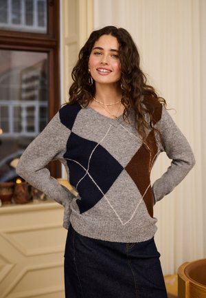 Cream, CRHOPE - Pullover - grey melange