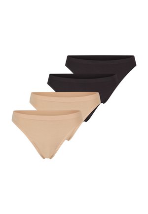 4ER PACK GO SENSE - Stringit - schwarz   beige