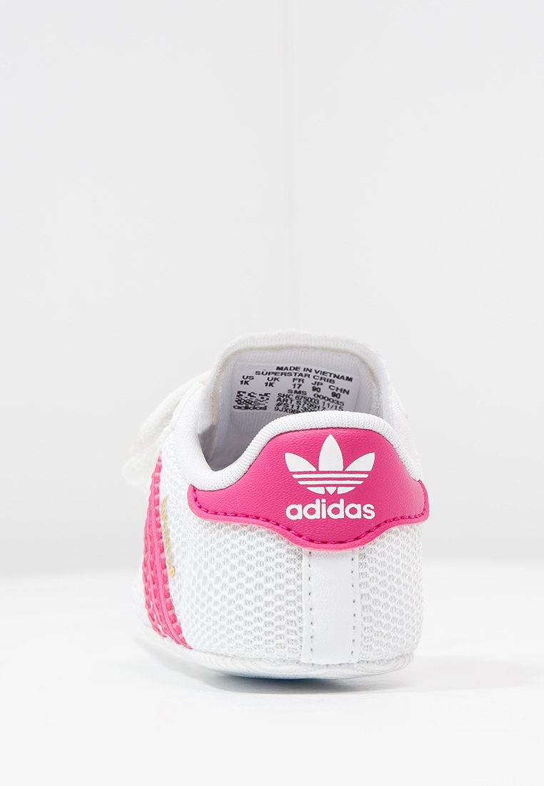 adidas Originals SUPERSTAR - Scarpe neonato - white/bold pink/bianco -  Zalando.it