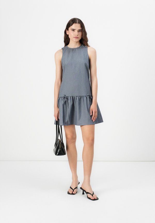 NMTILLA O NECK TIE DRESS - Day dress3