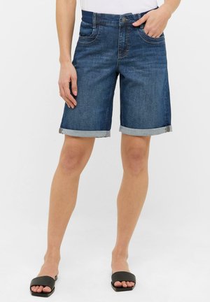 BERMUDA - Shorts di jeans - light blue used
