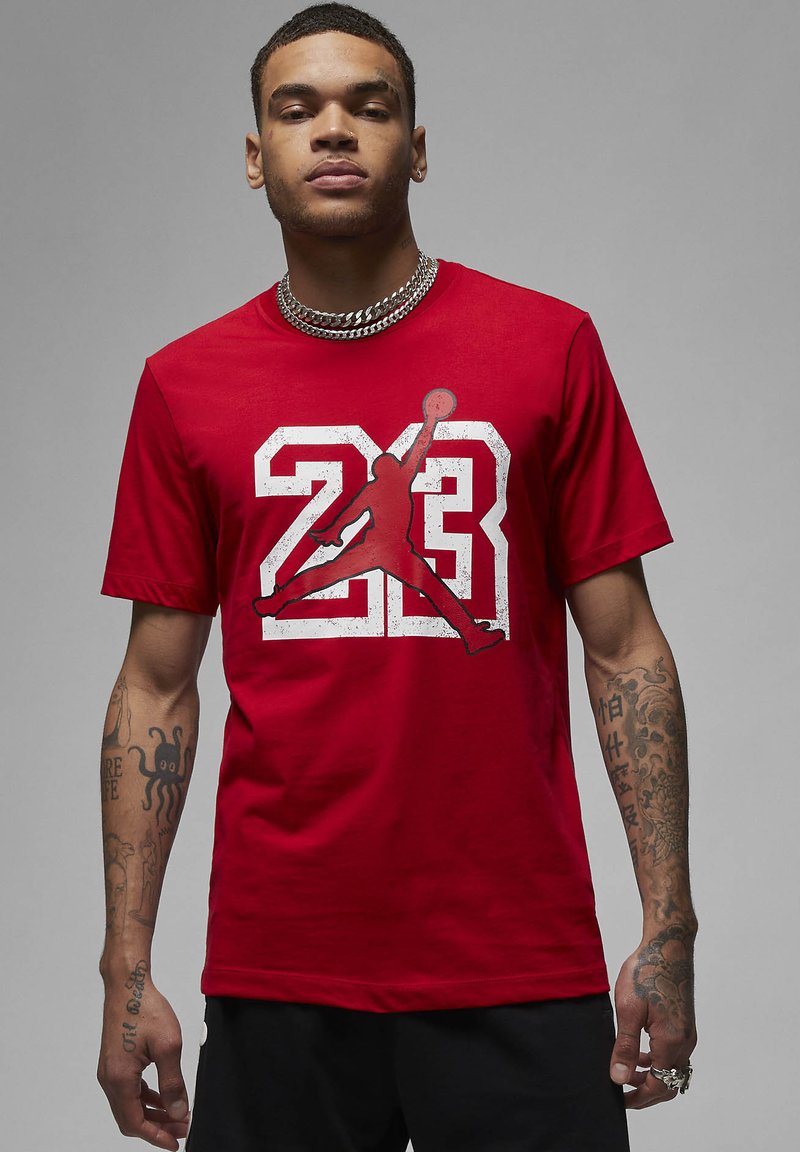 Jordan Tshirt z nadrukiem/czerwony Zalando.pl