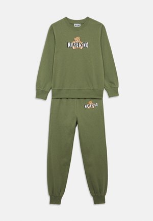 MOSCHINO, TRACKSUIT UNISEX SET - Sweatshirt - olive green