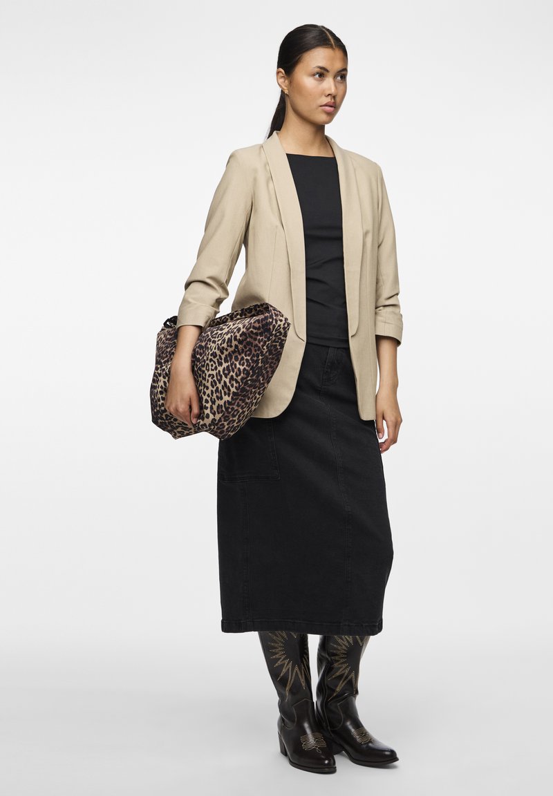 Pieces PCBOSELLA 3/4 SLEEVES - Blazer - white pepper/beige 