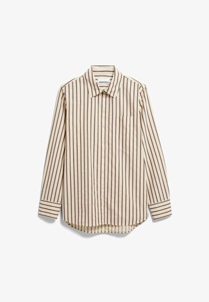 ARMEDANGELS, STRIPE - Hemdbluse - oatmilk-claystone