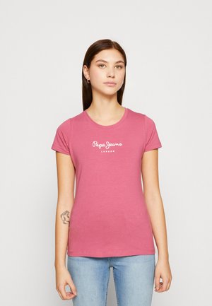 Pepe Jeans NEW VIRGINIA  - T-shirt imprimé - dark blush