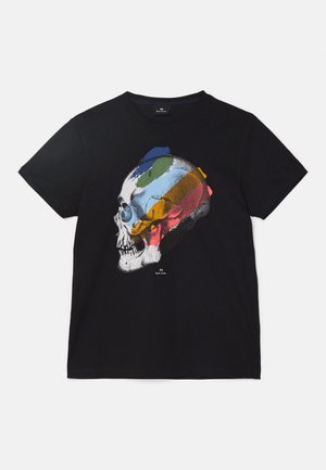T-shirt Sans Manches Gildan Graphique Skull (mâchoire Manquante) - Taille L - Occasion