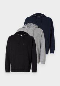 3 PACK - Sweater - dark blue/black/mottled grey