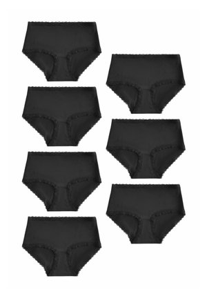 TRIM KNICKERS 7 PACK - Trusser - black