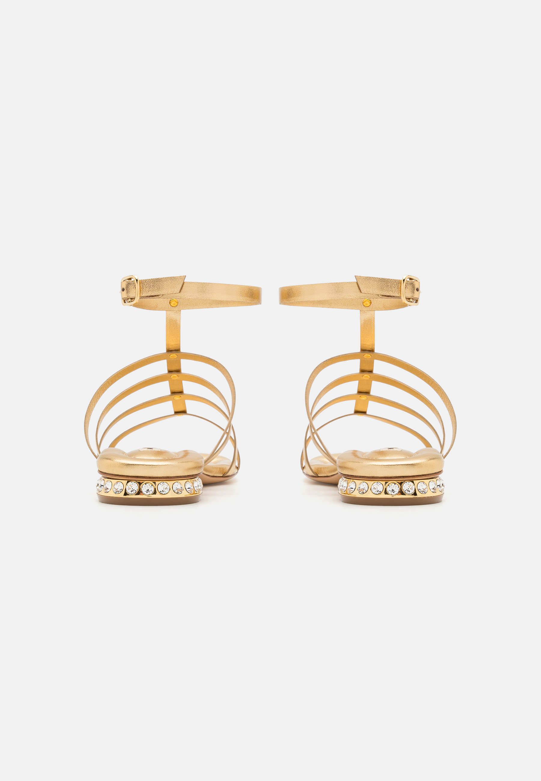 サンダル・ミュール CASADEI Women Sandals 1L305J0801C25631110 Gold Casadei - Sandały/złoty - Zalando.pl