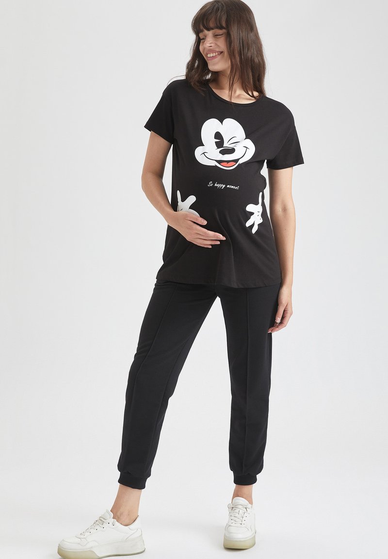 DeFacto T-shirt print zwart