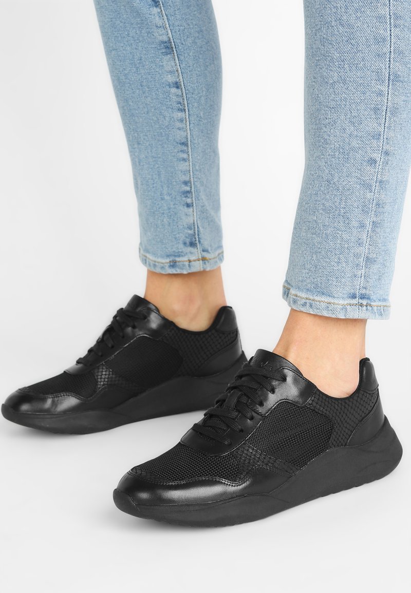 Clarks Sneakers basse - snake print, black