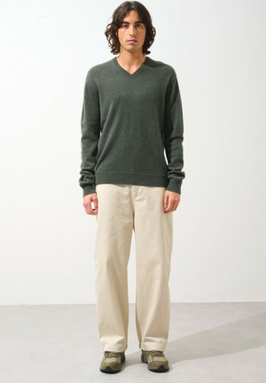 TIMEO - Strickpullover - mottled khaki