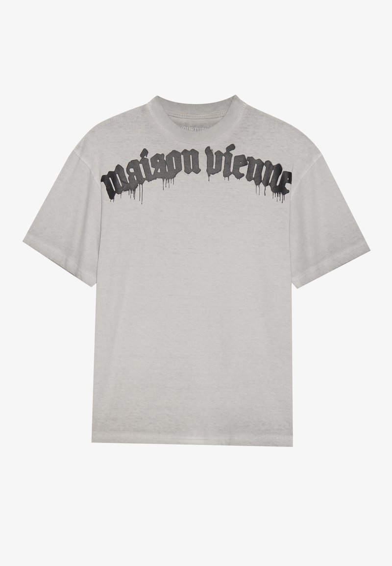 YOURTURN T-shirt print grijs YOURTURN T-shirt print grijs