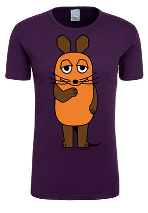 LOGOSHIRT Print T-shirt - lila