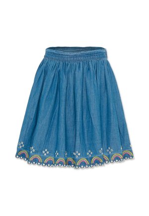 CASUAL - Jupe trapèze - denim