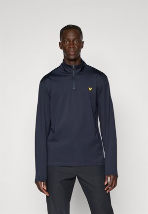 GOLF COURSE MIDLAYER - Long sleeved top - dark navy