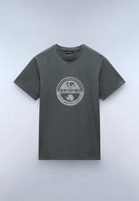 Napapijri S-BOLLO 2 - Camiseta estampada - green urban