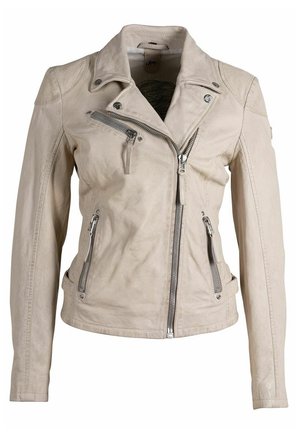 Leren jas - beige
