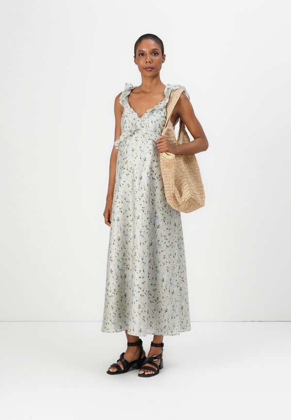 OLMSHYLA FRILL LONG DRESS  - Day dress - pumice stone3