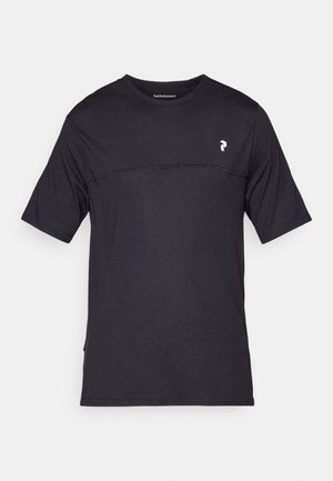 Peak Performance TRAIL - Print T-shirt - black
