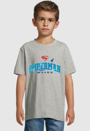 SUPERMAN LOOK UP IN THE SKY - Print T-shirt - heather grey