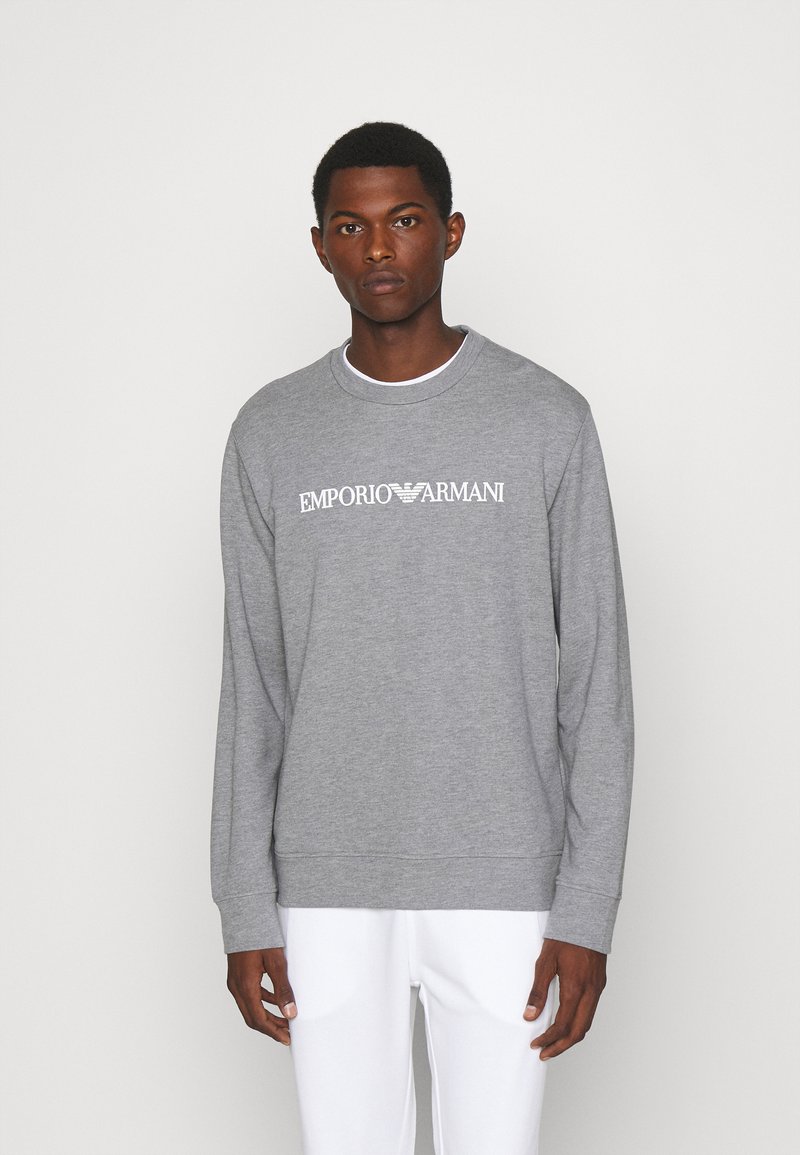 Emporio Armani FELPA - Camisola - grigio/fantasia