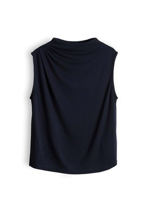 someday., DRAPED FUNNEL NECK - Top - true navy