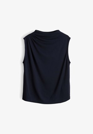 someday., DRAPED FUNNEL NECK - Top - true navy