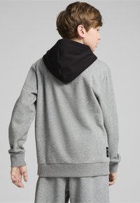 Puma WINNING SHOT - Felpa con cappuccio - medium gray heather