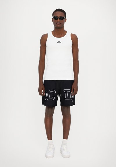 GCDS LOUNGE LOGO TANK - Μπλούζα - bright white