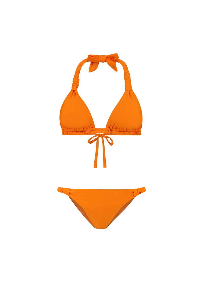 Bikini Orange à Lacets Smocké - Taille S - Marque Ethophe Studios - Neuf Sans étiquettes