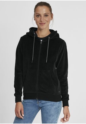 OXNICKY - Sweat zippé - black