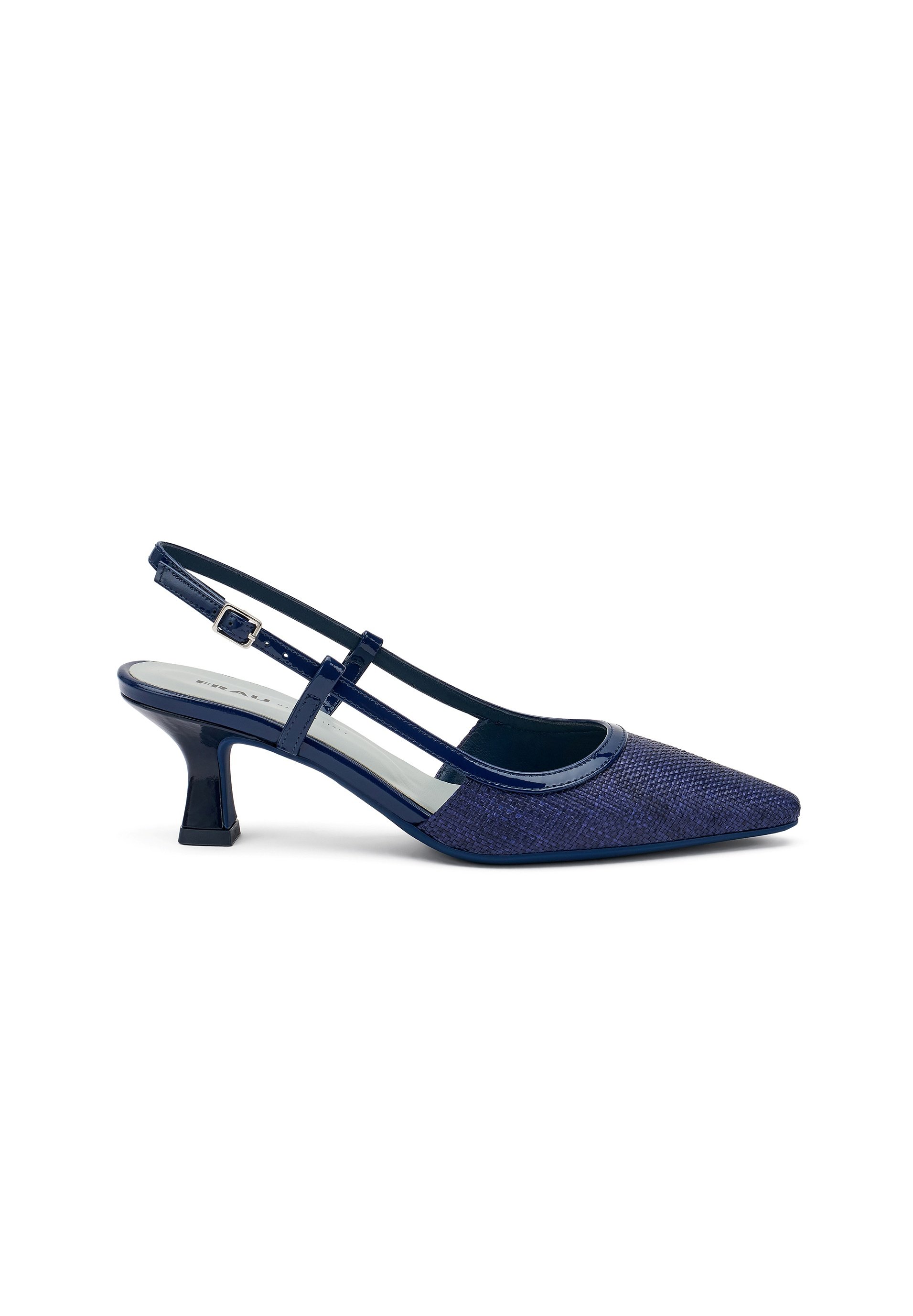 Frau Shoes RAFFIA Decolleté blue/blu scuro