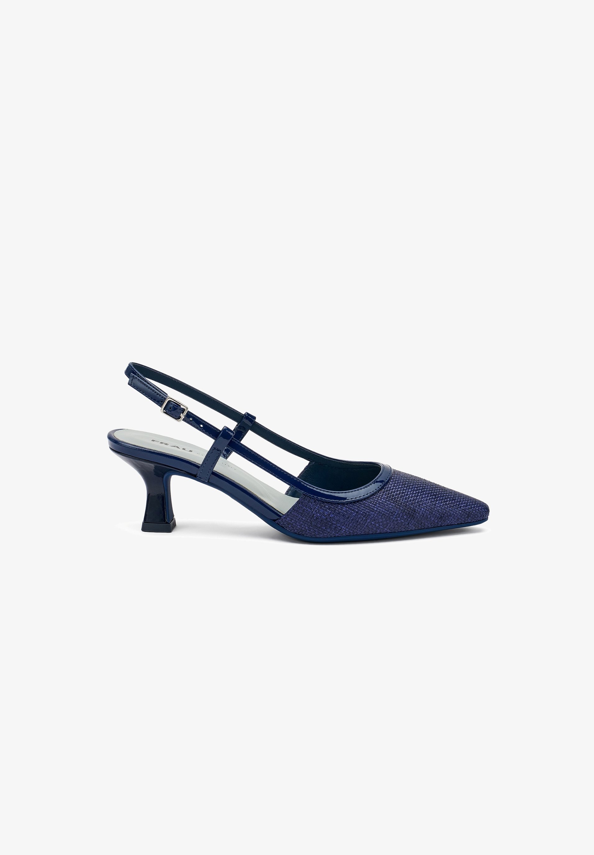 Frau Shoes RAFFIA Decolleté blue/blu scuro