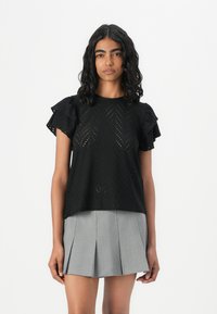 JDY - JDYCARLA CATHINKA FRILL - Blouse - black Thumbnail Image 1