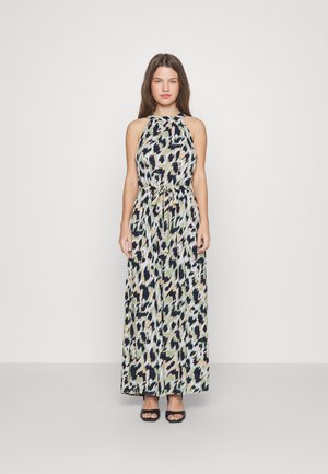 VMJENNY HALTER DRESS - Maxi-jurk - navy blazer/mette