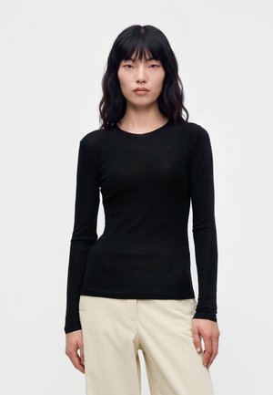 Weekend Max Mara, Блуза с дълги ръкави - black
