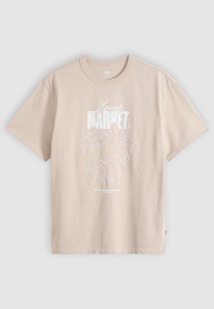 Levi's®, LSE_GR TABOR TEE - T-shirt imprimé - lse_flower market chateau gray