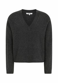 Soft Rebels Svetr - charcoal melange
