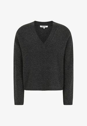 Soft Rebels Trui - charcoal melange