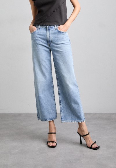 Agolde HARPER CROP - Wide leg - blue