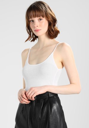 American Vintage SPAGETTI STRING CAMI - Top - blanc