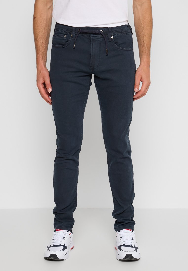 Pepe Jeans Slim fit jeans donkerblauw Pepe Jeans Slim fit jeans donkerblauw