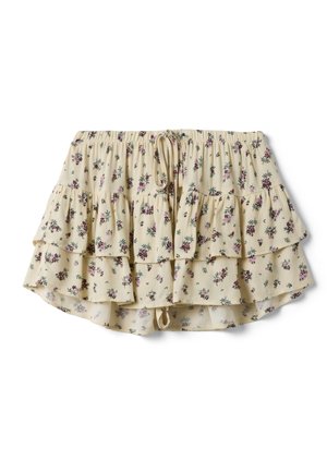 B.ANGEL, Falda acampanada - white blue yellow blue