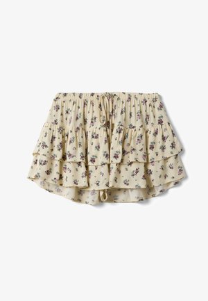 B.ANGEL, Falda acampanada - white blue yellow blue