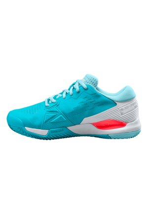 TENNIS RUSH PRO ACE - Clay court tennis shoes - tuerkis weiss
